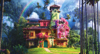 Casa Madrigal, as it appears in the Disney animated film "Encanto," was inspired by sites in Colombia's Cocora Valley. Adventures by Disney's new Colombia tour, which debuts in 2024, draws its inspiration from the film.